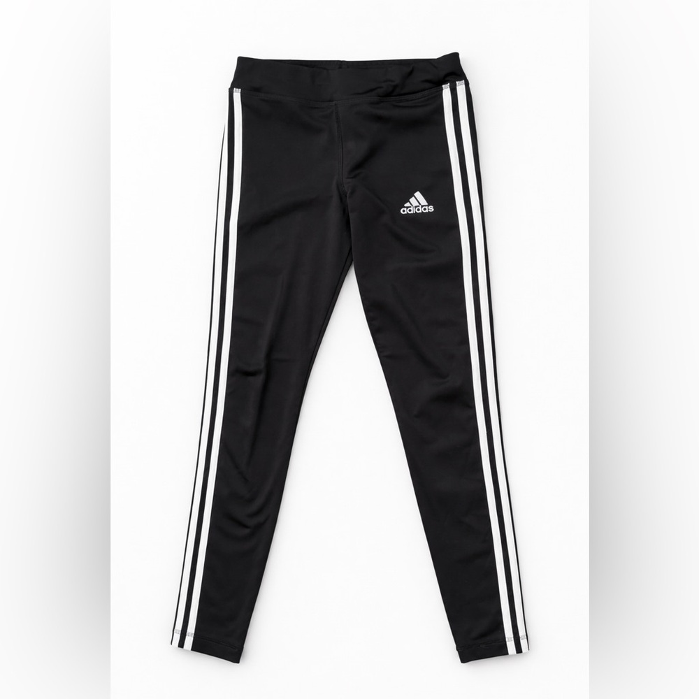 Adidas Youth 3-Stripe Aeroready Training Leggings  - Size M (11-12Y)